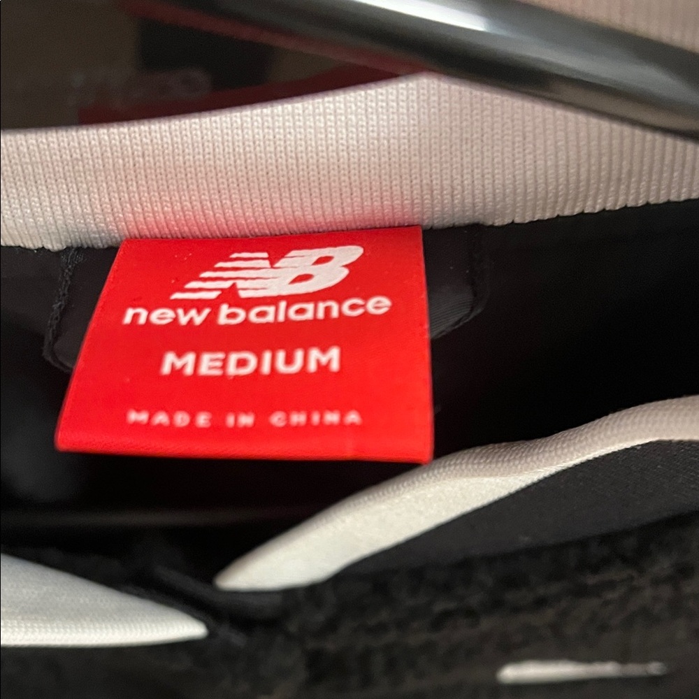New Balance Black Fleece Varsity Jacket - Picture 2 of 4